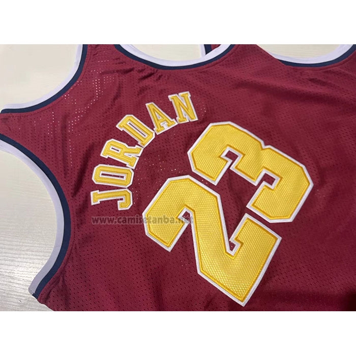 Camiseta Chicago Bulls Michael Jordan #23 Mitchell & Ness 1996 Rojo